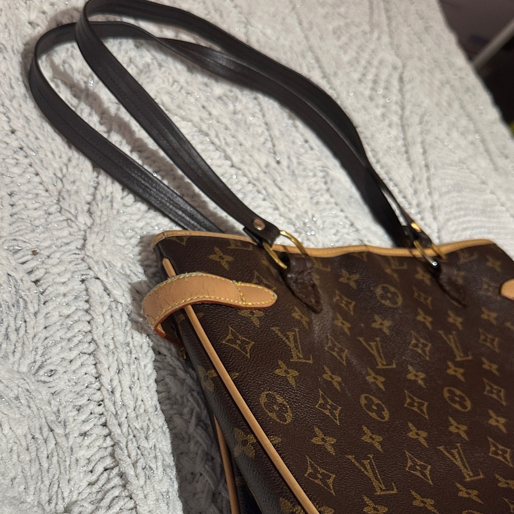 Louis Vuitton Dark Brown Monogram Tote - Picture 9 of 17